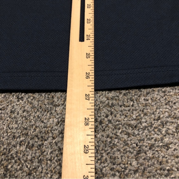 Snap On Tools Shirt Mens M Blue Long Sleeve Henley Employee Uniform Workwear - Picture 7 of 7